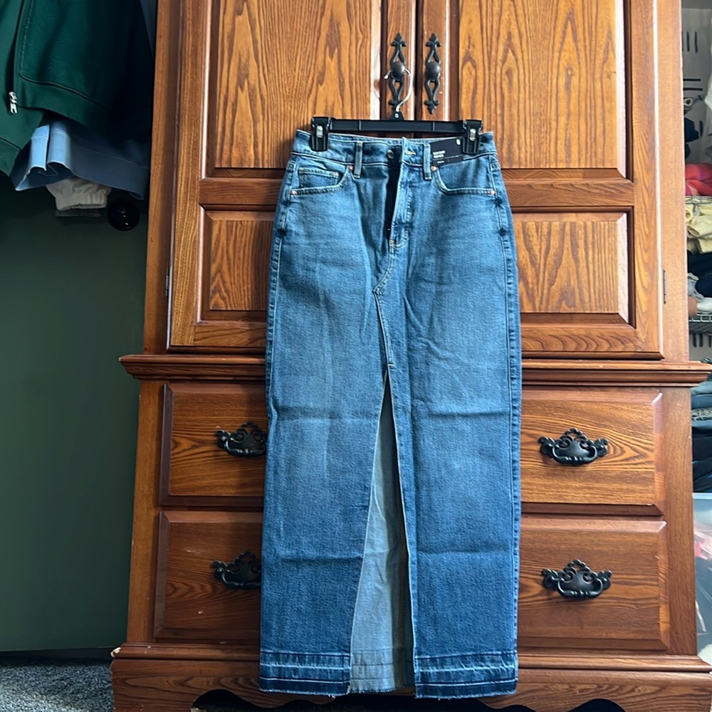 Express high rise maxi skirt